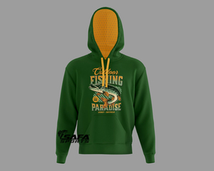 เสื้อฮู้ดลายน้ำสำหรับใส่ตกปลาเสื้อมีฮู้ดผ้าฟลีซเป็นมิตรกับฤดูใบไม้ร่วงพร้อมปกเสื้อมีฮู้ดสำหรับการป้องกันในการแข่งขัน - Product Image 4