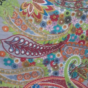 Rishab marketix Indian Handmade Cotton Fabric Jaipur Sanganeri Hand Block Printed Fabric Raw Material Dress Fabric