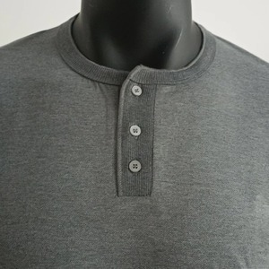 Printemps et automne nouvelle chemise pour hommes à manches longues col rond T-shirt Underlay Top - Product Image 6