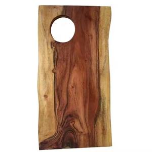 Tabla de cortar de madera de diseño personalizado Premium 2025 con superficie de corte duradera y segura para alimentos con un mango conveniente - Product Image 1