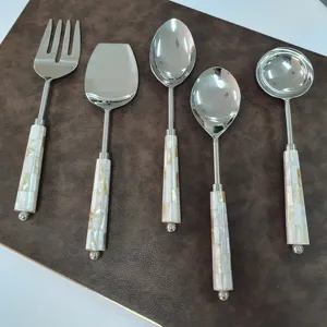 Ensemble de couverts de luxe en acier inoxydable de qualité supérieure au design élégant, parfait pour l'hôtellerie, les restaurants et les fêtes - Product Image 2