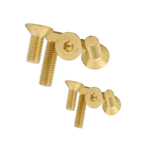 OEM Brass Flat Head <b>Screw</b> Kit Phillips and Hex <b>Socket</b> Machine Self-Tapping <b>Screw</b> for Woodworking and Metalworking - Product Image 1