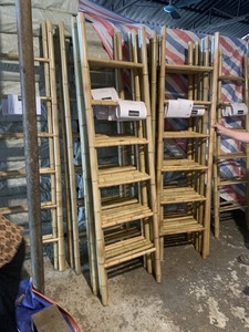 NUEVO ESTILO DECORACIÓN PARA SU HOGAR CON ESCALERA DE BAMBÚ DE ALTA CALIDAD HECHO A MANO - Product Image 4