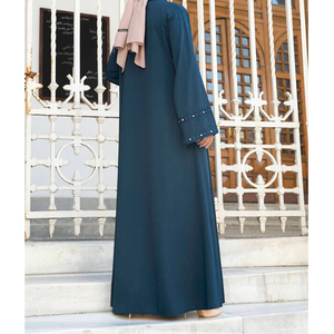 Nueva moda musulmana Abaya vestido para mujer vestido modesto Eid islámico Abaya elegante vestido árabe señora moda Abaya OEM mantenido - Product Image 5