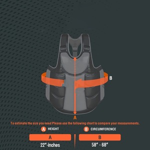 Coussin de ventre de boxe MMA de haute qualité, protecteur d'estomac épais et Muay Thai, coussinet de protection de poitrine et d'abdomen - Product Image 6