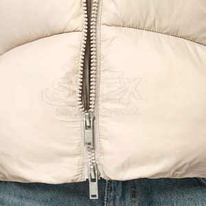 Chaqueta de invierno burbuja poliéster mate fabricante de fábrica al por mayor impreso logotipo personalizado - Product Image 6