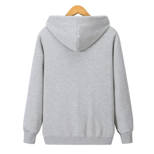 High Quality 100% Cotton Unisex Pullover Hooded Sweatshirts Streetwear Tracksuits Winter Heavyweight Denim Solid Embossed - Product Image 2