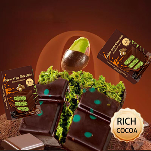 Fournisseur en gros de chocolat de Dubaï pas cher de chocolats solides personnalisables avec confiture Commande en gros avec solutions d'emballage avec logo - Product Image 4