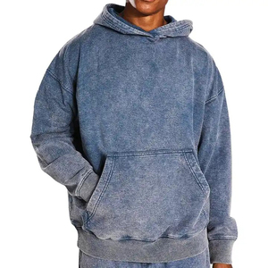 Les meilleurs sweats à capuche délavés à l'acide à faible quantité minimale de commande pour hommes sweats à capuche délavés à l'acide dans les meilleurs matériaux pour hommes service OEM ODM sweats à capuche personnalisés prix bon marché - Product Image 2