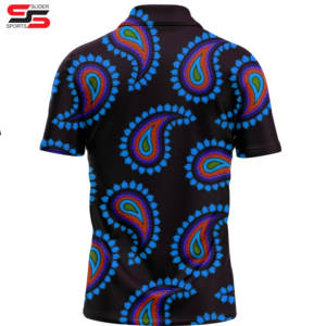 Polos para hombre Camisetas de golf antiarrugas con logotipo personalizado con técnica de sublimación de precio de fábrica - Product Image 2