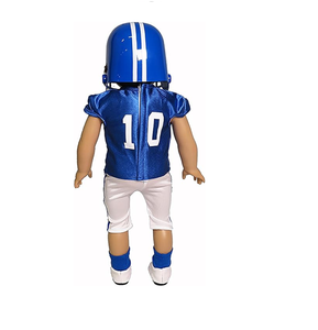 100% โพลีเอสเตอร์แฟชั่นอเมริกันฟุตบอลโลกสีฟ้า - Product Image 2