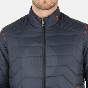 Blouson d'hiver matelassé pour homme grande taille 2025 avec col montant et logo personnalisable, haute qualité, écologique et respirant - Product Image 6