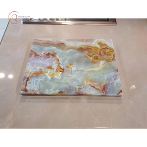 Tabla de cortar de mármol de lujo con la mejor calidad, bloque de cortar de mármol Multicolor decorativo Natural a buen precio, uso en la cocina - Product Image 3