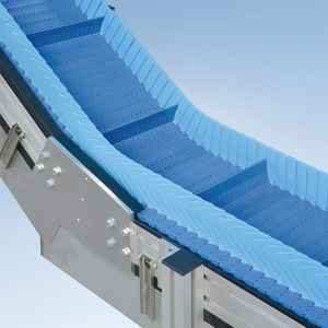 สายพานลำเลียงแบบแยกส่วนพร้อมกรอบสแตนเลสวัสดุพลาสติกทนความร้อนสำหรับการขนส่งอาหาร - Product Image 2