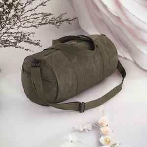 Vente en gros de bagages en toile durable, sac polochon à fermeture éclair, motif bonbon, sac à bandoulière d'extérieur décontracté pour hommes et femmes, utilisation le week-end - Product Image 1