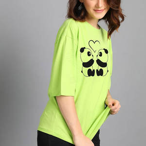 Vente en gros T-shirts d'été décontractés à col rond et manches courtes en coton respirant anti-rides et à séchage rapide pour femmes - Product Image 3