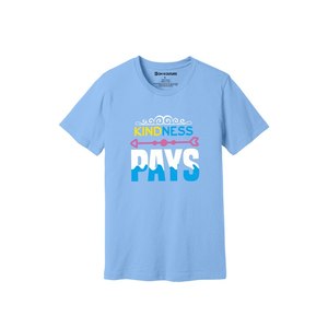 T-shirt en tissu 100% coton imprimé sur le thème de la gentillesse, grammage lourd (160-180 GSM), 12 couleurs disponibles, personnalisez votre propre design et placement - Product Image 1