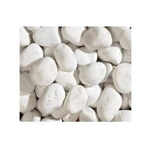 Vente chaude Hautement Poli Naturel Blanc Cailloux Pierre Style De Design Industriel pour L'aménagement Extérieur Prix De Gros - Product Image 6