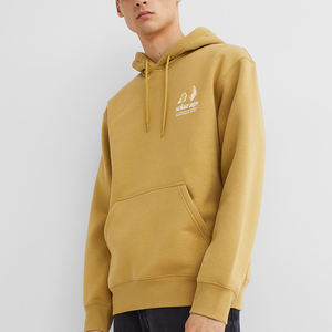 Moda 100% sudadera de algodón sudaderas con capucha de diferentes colores 350 GSM 100% Heavy Fleece manga Regular sudaderas con capucha de gran tamaño - Product Image 2