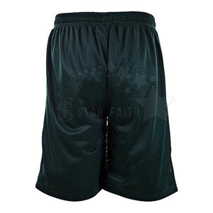 Shorts Casuales de Malla Ecológica con Cintura Elástica, Color Sólido, Sensación Suave y Ajuste Cómodo para Uso Diario en Verano - Product Image 5