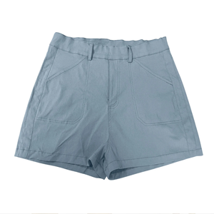 Fournisseur du Bangladesh, shorts chino décontractés pour femmes, couleur olive, tendance, coupe régulière, spandex/coton, séchage rapide - Product Image 3
