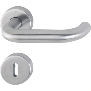 Juego de Rosetas para Manijas de Puertas y Ventanas HOPPE PZ DIN Izquierda/Derecha Planas D/K en Forma de U de Acero Inoxidable F69 Paris E58/42H/42HKVS 138 - Product Image 3