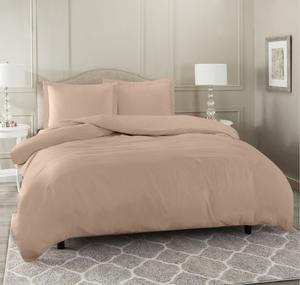 Parure de draps de luxe double 125 GSM, taille King, tissu doux et lisse, literie durable pour la chambre à coucher - Product Image 1