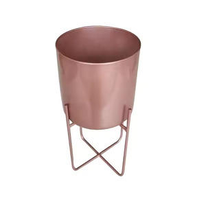 กระถางโลหะ3ชั้นพร้อมหม้อทองเหลืองพร้อมกระถางสีดำ - Product Image 3