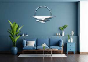 Tenture murale en bois faite à la main avec glands et imprimés tribaux, accent décoratif élégant pour les chambres, les acheteurs d'exportation et les acheteurs mondiaux - Product Image 4