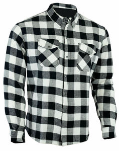 Mens Motorcycle Motorbike Shirt Lumberjack <b>Jacket</b> Made with Lining CE - Product Image 4