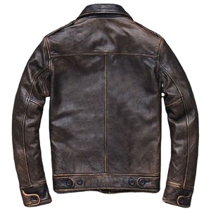 แจ็คเก็ตผ้าใบหนังแท้ยาวสำหรับฤดูใบไม้ร่วงและฤดูหนาวเสื้อแจ็กเก็ตมอเตอร์ไซด์แบบบางกันน้ำสำหรับ2026 - Product Image 3