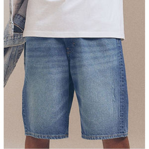 กางเกงยีนส์ขาสั้นสำหรับผู้ชายแบบย้อนยุคสำหรับใส่ทำงานแนวสตรีทสำหรับฤดูร้อน - Product Image 3
