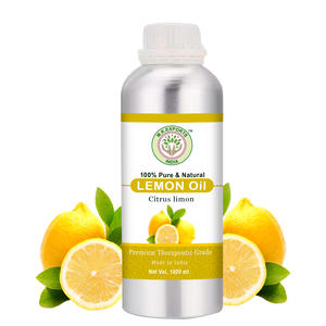 Huile essentielle de citron pure pressée à froid Huile d'agrumes naturelle en vrac Vente en gros Fabricant d'huile de citron OEM - Product Image 3