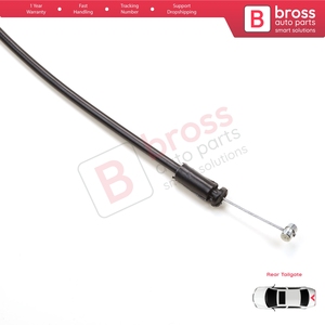 Mécanisme de verrouillage de hayon BDP668 avec poignée de déverrouillage et câble Bowden court pour Kangoo MK1 KC Express FC Kubistar X76 7700354861 - Product Image 4