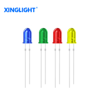 Composant électronique XINGLIGHT : Diode LED DIP à émission traversante, haute uniformité de couleur, perle de lampe ronde