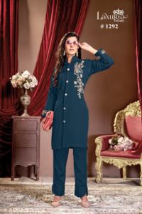 Dernier créateur Fab Zone Soft Georgette Embroidery Sequence Work Kurti Set Indian & Pakistanais Clothing - Product Image 5