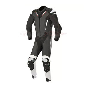 Traje de moto de cuero pesado de alta calidad a prueba de viento impermeable cómodo Racing Club Gear en tamaño XL con nombre de equipo personalizado - Product Image 2