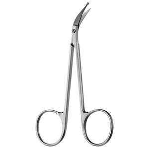 Tijera Perwitschky de acero inoxidable de alta calidad, cuchillas curvas, punta de bola de 10cm, tijera de cirugía General - Product Image 4