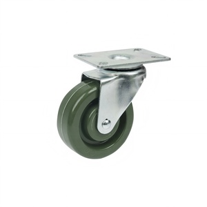 Rueda Giratoria de Resina Epoxi Resistente al Calor de 4 Pulgadas con <span class=keywords><strong>Placa</strong></span> Giratoria para Hornos de Panadería, Equipos de Cocina Comerciales <span class=keywords><strong>y</strong></span> Carretillas - Product Image 2
