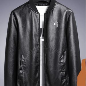 Chaqueta de cuero personalizada Top Hot Premium Pakistán hizo chaqueta de cuero último estilo al por mayor Color Negro hombres chaqueta de cuero - Product Image 6