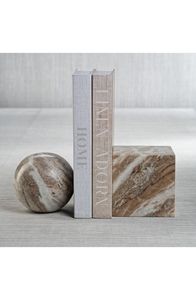 Sujetalibros de Mármol Hechos a Mano por Fabricante de Confianza, Exhiben la Belleza de la Piedra Natural para un Estilo de Decoración del Hogar Sofisticado - Product Image 2