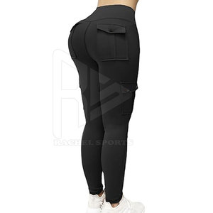 Leggings Deportivos de Cintura Media para Mujer, Sólidos, de Alta Elasticidad, Sin Costuras, Transpirables, de Spandex/Poliéster, Colores Personalizados, Logotipo OEM - Product Image 6