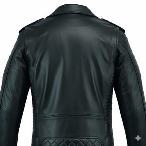 RTS Hombres Biker Piel de oveja genuina Vintage Chaqueta de bombardero con capucha Classic Regular Fit Venta al por mayor Invierno Elegante 1 MOQ - Product Image 5