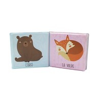 Libro de Baño Educativo de Espuma EVA Suave Estilo Edicart con Palabras Cotidianas para Niños, 2 Artículos, 0+8 Páginas, IT SonoUnLibroBagno144-19