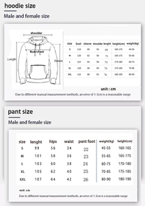 Knitted Breathable Hoodie and <b>Pants</b> Set For Men OEM Custom Tracksuit Two Piece Sweatshirt <b>Suit</b> Comfortable Casual Wear - Product Image 5