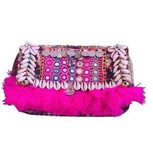 Ladies Shoulder Banjara Bag Custom Luxury Vintage Embroidery Clutch Bag for Women Shopping Evening Shoulder Bags Wholesale 2023 - Product Image 1