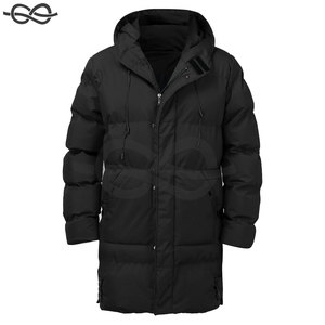 Winter Long Sleeve Puffer <b>Jacket</b> for <b>Men</b> Casual Solid Stand Collar Hooded Parka with High Street Style Warm - Product Image 6