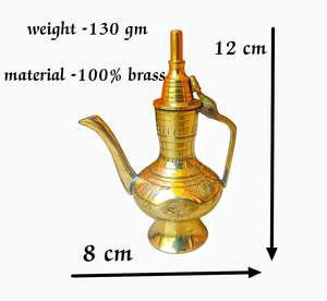 Surahi en laiton d'aspect royal pour la table centrale - Product Image 5