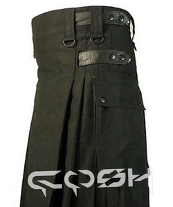 Kilts de utilidad góticos más vendidos, diseño moderno de alta calidad, correas de cuero de algodón, nueva ropa tradicional para fetiche - Product Image 4