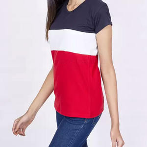 Dernier modèle de t-shirts pour femmes vierges Basic Slim Fit pour femmes à vendre pour femmes de toutes les couleurs et tailles - Product Image 3